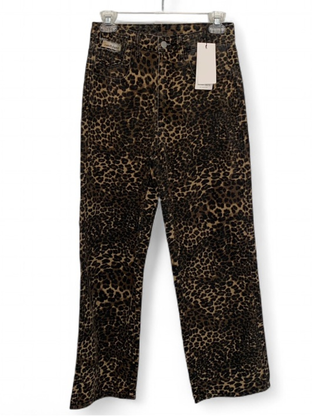 New with Tags Dazy Leopard Print High-Rise Jeans